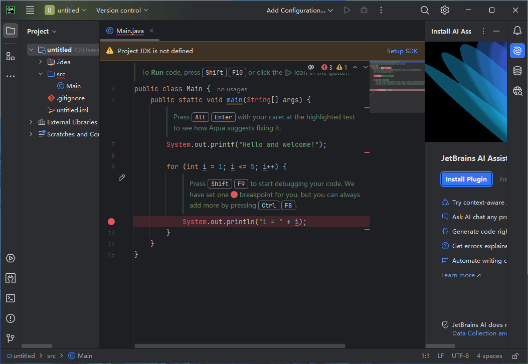 JetBrains Aqua